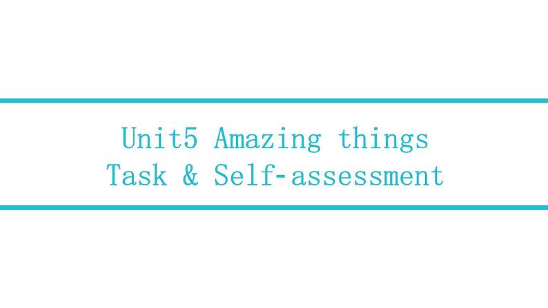 2020-2021学年牛津译林版七年级英语下册unit5　Task & Self-assessment 课件第1页