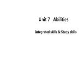 2020-2021学年牛津译林版七年级下册课件 Unit 7 Abilities Integrated skills & Study skills