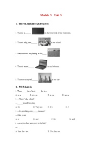 2021学年Module 3 My schoolUnit 3 Language in use.复习练习题