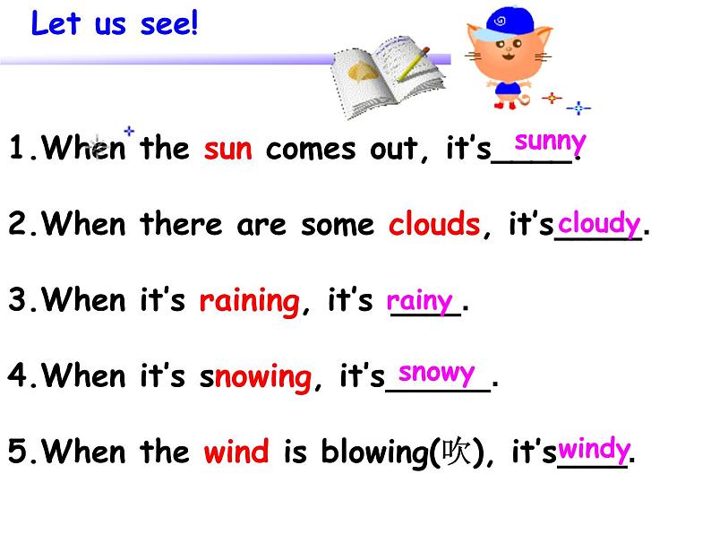 Unit7 It‘s raining SectionA(2d-3b)课件PPT第3页