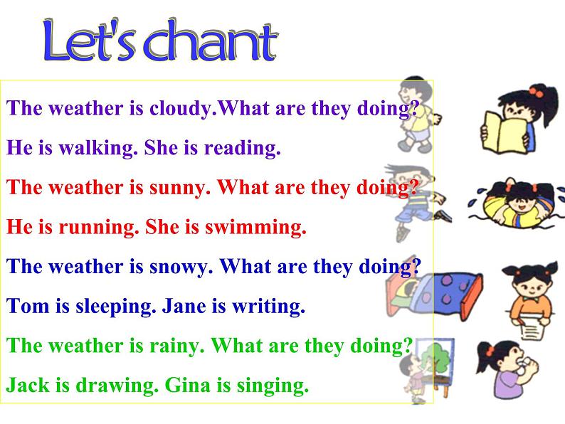 Unit7 It‘s raining SectionA(2d-3b)课件PPT第6页