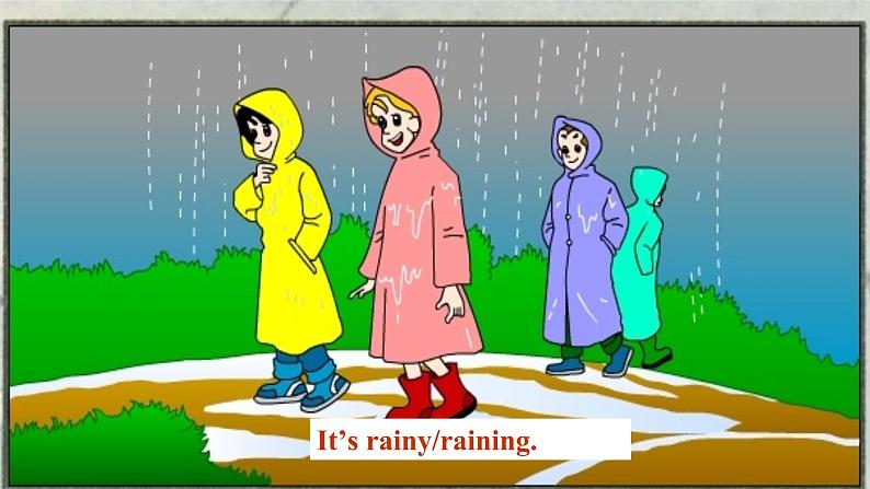 Unit7 It‘s raining SectionB(1a-1e)课件PPT第5页