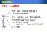 情态动词复习课件-2022年九年级中考英语复习