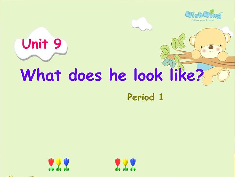 Unit9 What does he look like？SectionA(1a-2c)课件PPT01