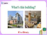 Module3 Unit2 The library is on the left of the playground 课件 PPT+教案
