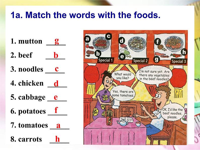 Unit10 I‘d like some noodles.SectionA(1a-2c)课件PPT06