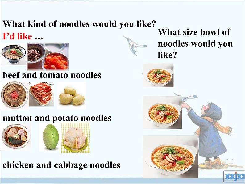 Unit10 I‘d like some noodles.SectionB(1a-1d)课件PPT03