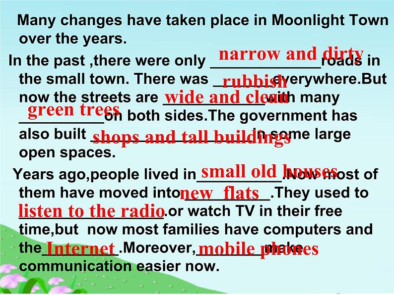 Unit 1 Past and present Task & Study Skills 课件（14张ppt）-2020-2021学年牛津译林版八年级英语下册第5页