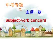 中考英语动词主谓一致专题复习课件（含教案及练习）