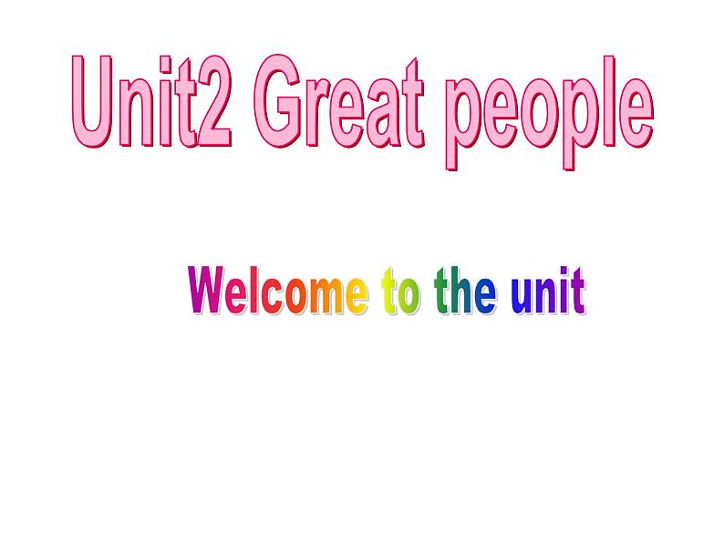 Unit2 Welcome to the unit 课件2020-2021学年牛津译林版九年级英语下册01