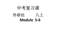 2022年外研版中考英语备考分册复习八年级上册Modules5-6课件