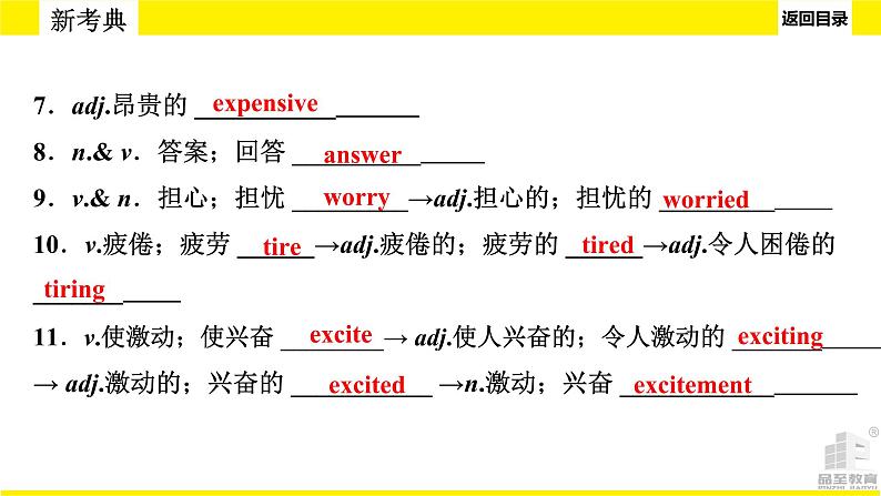 人教版新目标期末复习七年级下 Units 10—12课件PPT第5页