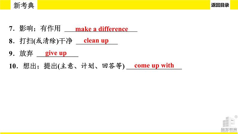 人教版新目标期末复习八年级下 Units 1—2课件PPT第5页