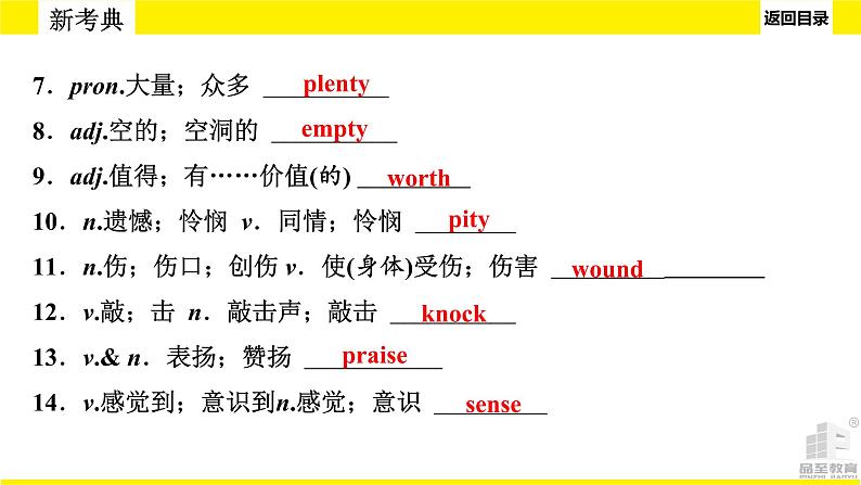 人教版新目标期末复习九年级Units 9—10课件PPT第5页