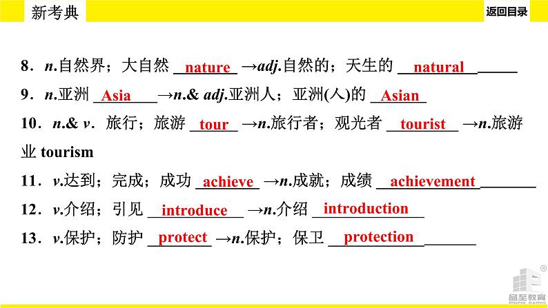 人教版新目标期末复习八年级下Units 7—8课件PPT第5页