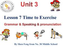 初中英语 北师大2011课标版 八年级上册 Speaking Making comparisons Lesson 7 Time to Exercise 课件