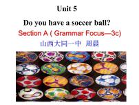 初中英语人教新目标 (Go for it) 版七年级上册Section A图片ppt课件