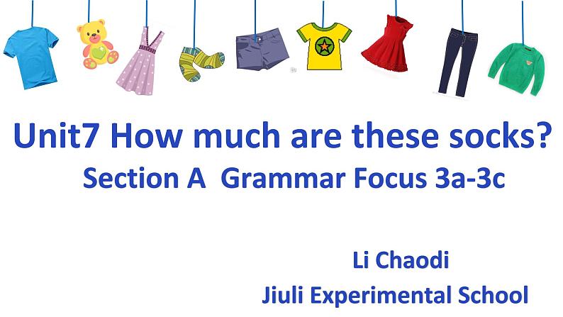 初中英语 人教2011课标版 七年级上册 Section A Grammar focus 3a—3c  Unit7 课件01