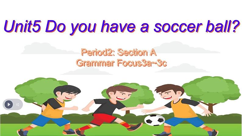 初中英语 人教2011课标版 七年级上册 Section A Grammar focus Unit5 课件第1页