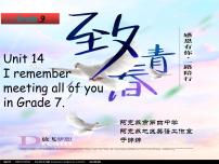 英语九年级全册Unit 14 I remember meeting all of you in Grade 7.Section B背景图ppt课件