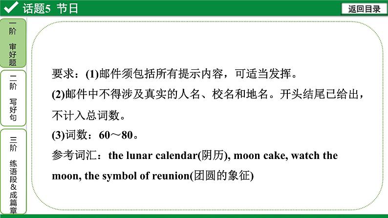 中考作文冲刺话题5 节日课件PPT第6页