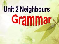 初中英语牛津译林版七年级下册Grammar教课课件ppt