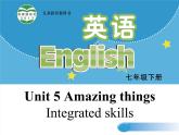 牛津译林版七下英语Unit 5 Amazing things Integrated skills课件