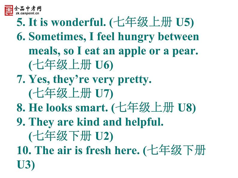 牛津译林版七下英语Unit 8 Pets Grammar课件08