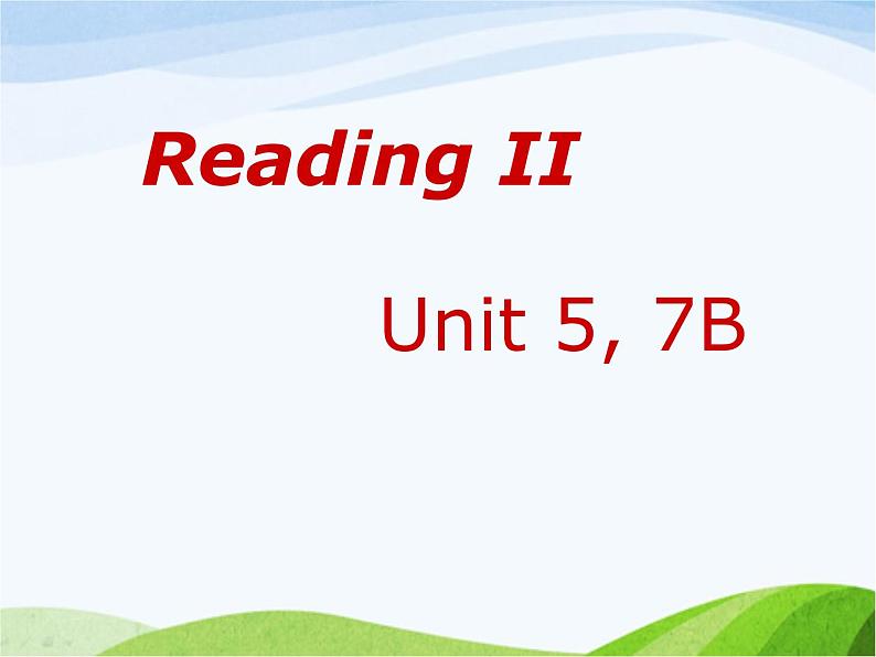 牛津译林版七年级英语下册 Unit 5 Amazing things Reading II课件01