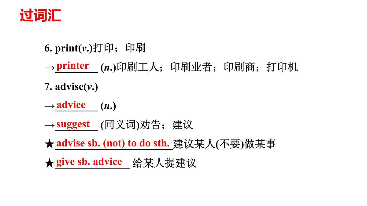 2022年人教版中考英语一轮复习八年级上册Units9-10课件第5页