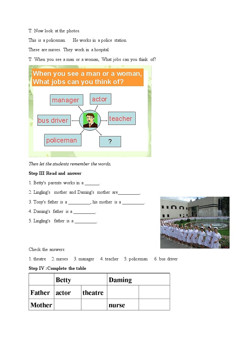 外研版七年级上册英语Module 2教案包02
