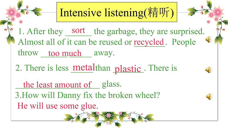 初中英语冀教版8B Lesson45 Let’s Sort Garbage部优课件第5页