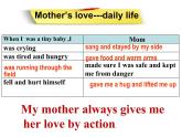 初中英语冀教版9AB Lesson19 A Story or a Poem Mother's love部优课件