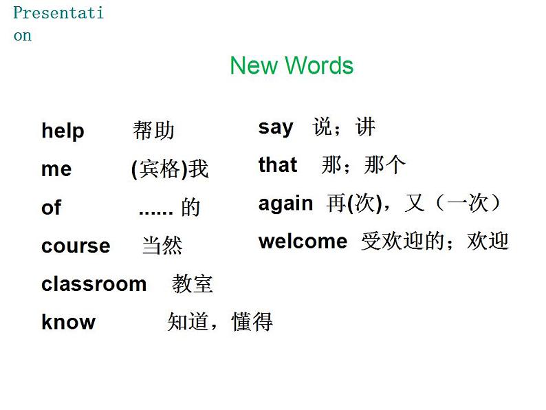 外研版七年级英语上册 Starter Module 3 My English book Unit 2课件04