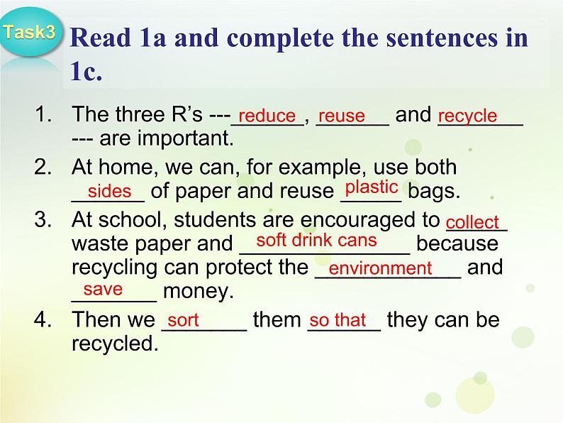 初中英语科普版（仁爱）9A Section A 《Unit2 saving the earth Topic3 SectionA》部优课件第7页