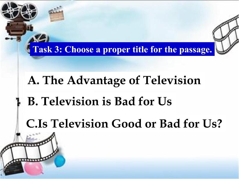 初中英语科普版（仁爱）9B unit6 entertainment and friendship topic1 i would rather watch sports shows than those ones Section D部优课件第7页