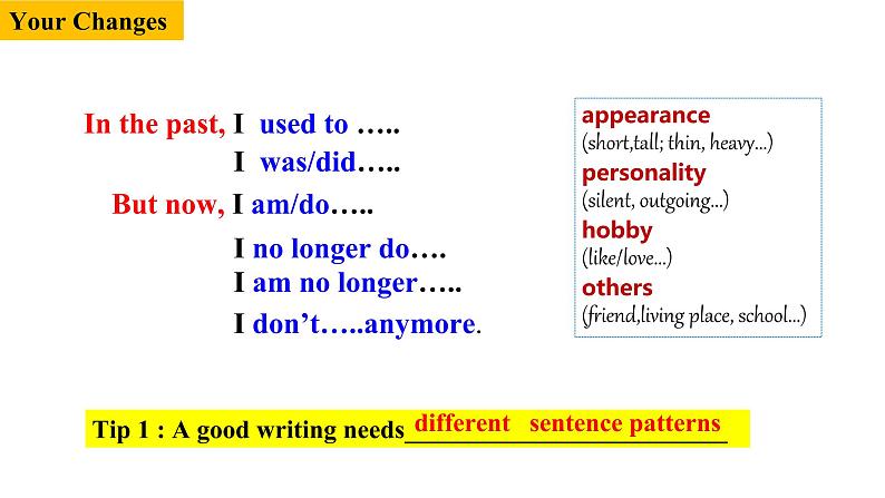 初中英语人教版9AB Section B 3a—3b Self check Unit4 change部优课件04