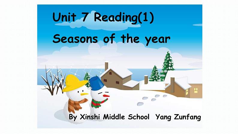 初中英语牛津译林版8A Reading1 A poem about seasons unit7部优课件第1页