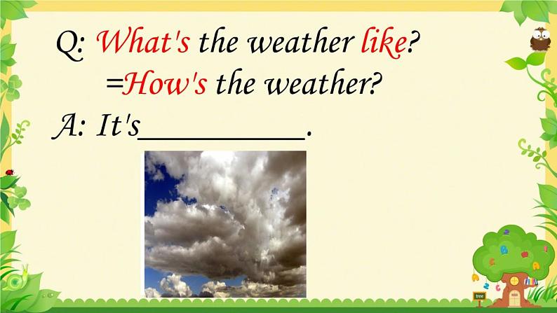 初中英语外研版7A Unit2 What's the weather like Starter Module 4 Unit2部优课件07