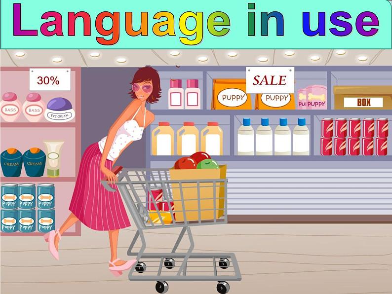 初中英语外研版7B Unit3 Language in use Module 5 shopping部优课件第3页