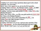初中英语外研版9A Unit3 Language in use Modle8 Sports life部优课件