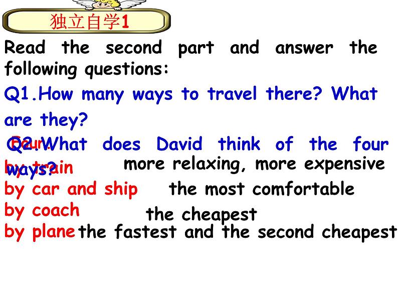 初中英语外研版8A Unit2 What is the best way to travel Module 4部优课件第8页