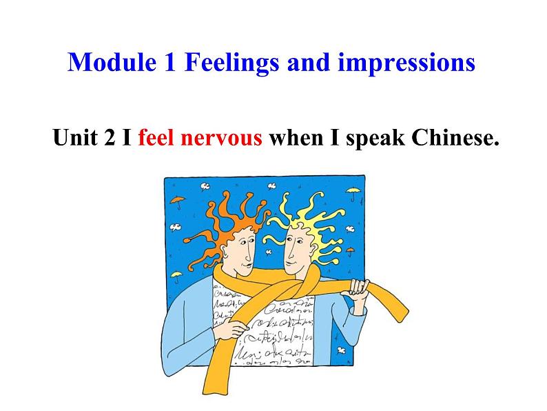 初中英语外研版8B Unit2 I feel nervous when I speak Chinese 部优课件02