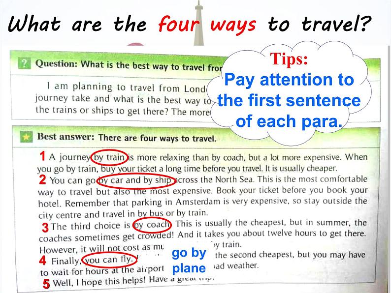 初中英语外研版8A Unit2 What is the best way to travel 部优课件08