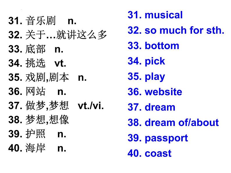 2022年牛津译林版英语中考一轮复习八年级下册Unit3课件06
