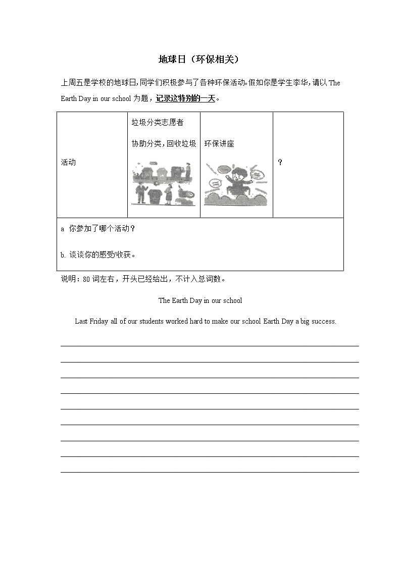 2022年广东省广州中考二轮复习热点话题作文集02