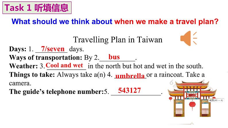 Travel and transport话题复习第5页