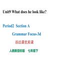 人教新目标七年级英语下册--Unit 9 What does he look like_ Section A Grammar Focus-3d 语法课优质课课件+视频