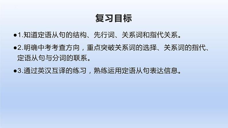 2022年中考英语定语从句专项练习课件第3页