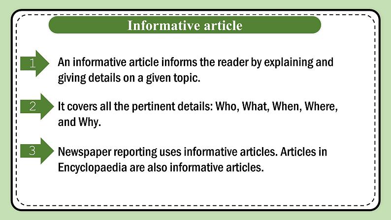 《Unit 1 Encyclopaedias》 Reading skill 课件第7页